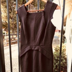 Jennifer Lopez chocolate fitted dress